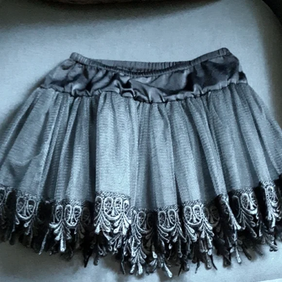 Black Goth Punk Tutu Petticoat - Picture 1 of 5